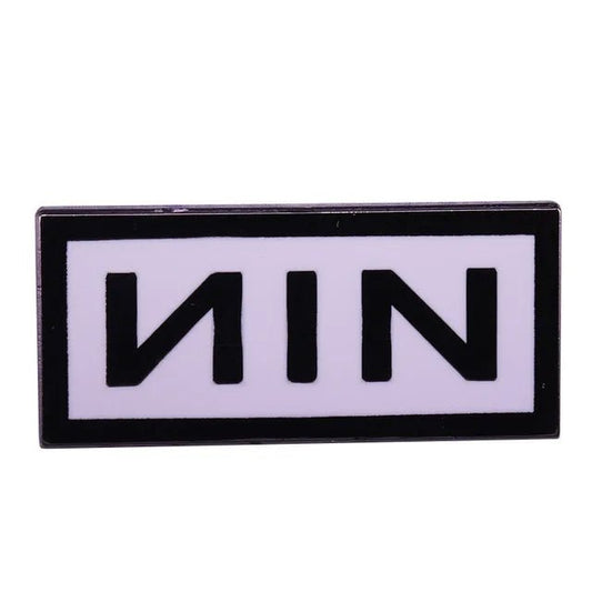 Nine Inch Nails NIN Logo - Enamel Pin - Indie Vinyl Den