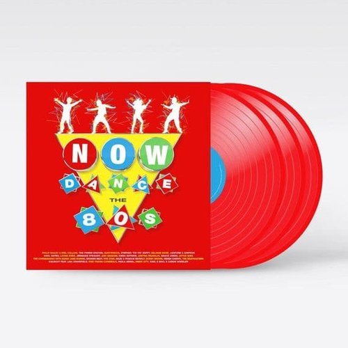 NOW Dance: The 80s - Various Artists - Red Color Vinyl Record 3LPs - Indie Vinyl Den