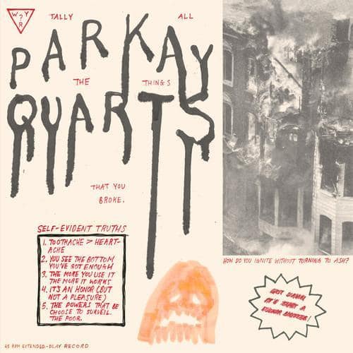 Parkay Quarts (Parquet Courts) - Tally All the Things That You Broke Vinyl Record - Indie Vinyl Den