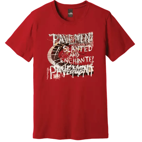 Pavement - Slanted and Enchanted Red T-shirt - Indie Vinyl Den