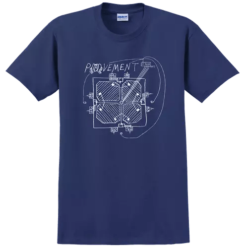 Pavement - Stageplot T-Shirt - Indie Vinyl Den