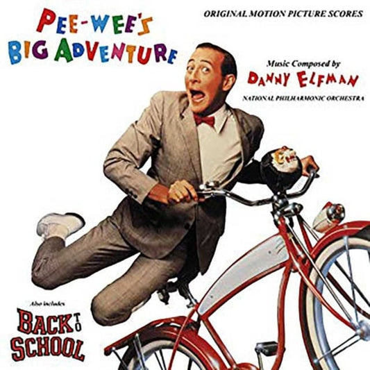 Pee Wee's Big Adventure/Back to School - Danny Elfman - Red Color Vinyl - Indie Vinyl Den