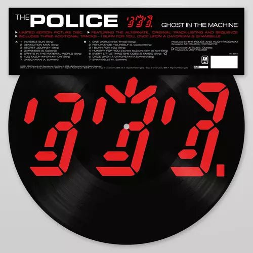 Police, The - Ghost In The Machine - Picture Disc Vinyl - Indie Vinyl Den