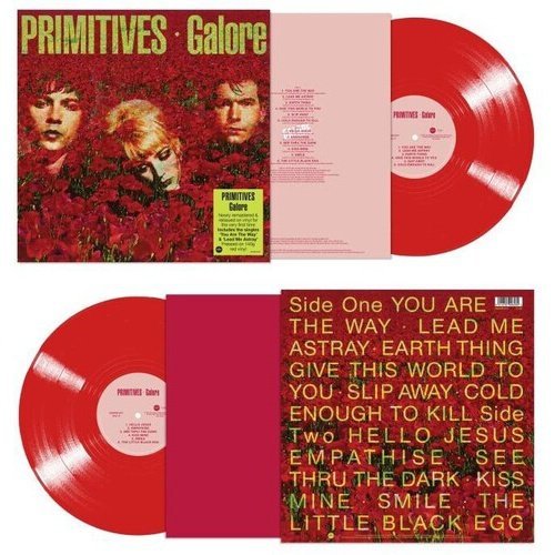 Primitives - Galore - Red Color Vinyl Record LP - Indie Vinyl Den