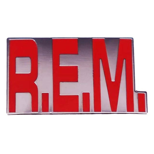 R.E.M. Logo Enamel Pin - Indie Vinyl Den