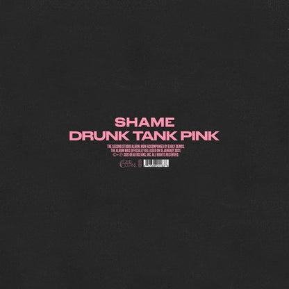 Shame - Drunk Tank Pink - Limited edition Deluxe Clear Red Color Vinyl Record 2LP - Indie Vinyl Den