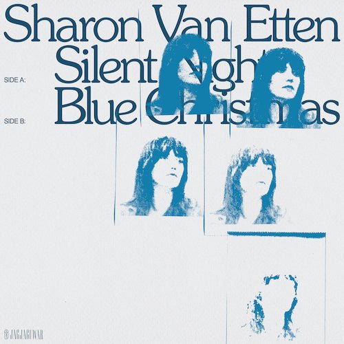 Sharon Van Etten - Silent Night b/w Blue Christmas - Clear Blue color 7" Vinyl Record - Indie Vinyl Den