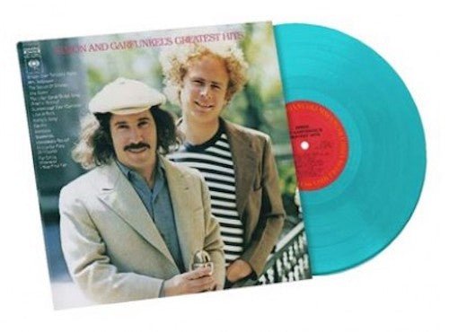 Simon And Garfunkel's Greatest Hits LP - Turquoise Color Vinyl Record - Indie Vinyl Den