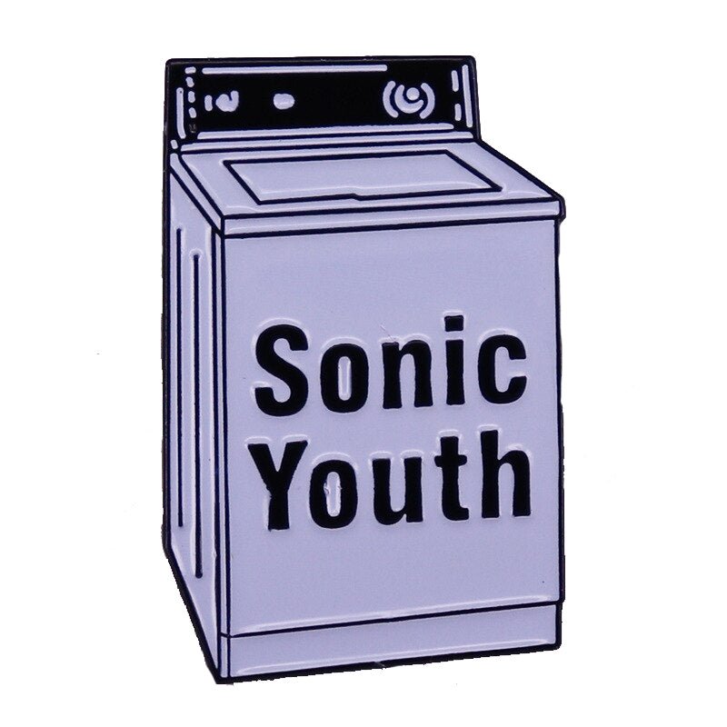Sonic Youth Enamel Pin (Washing Machine) - Indie Vinyl Den