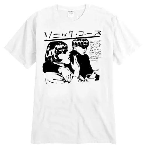 Sonic Youth Japanese White Goo T-shirt - Indie Vinyl Den