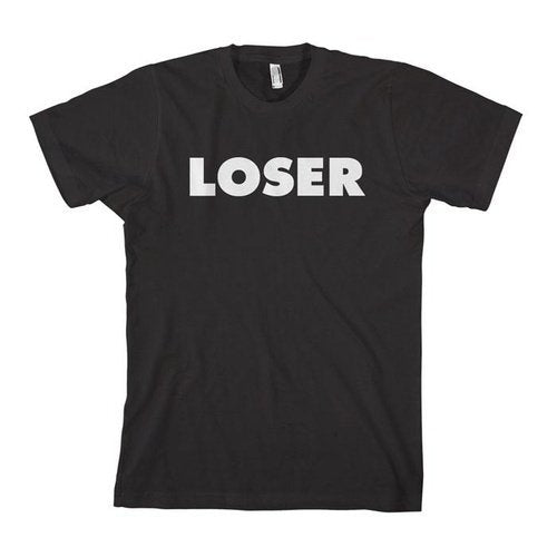 Sub Pop Loser, Black w/ white T-Shirt - Indie Vinyl Den
