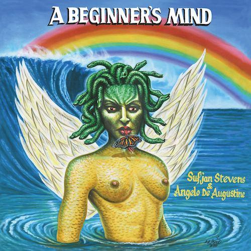 Sufjan Stevens & Angelo De Augustine - A Beginner's Mind - Limited Olympus Perseus Shield Gold color viny - Indie Vinyl Den