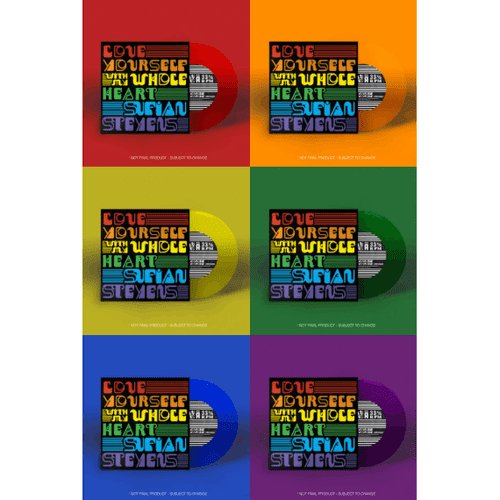 Sufjan Stevens - Love Yourself / With My Whole Heart [Random Rainbow Color Vinyl] - Indie Vinyl Den