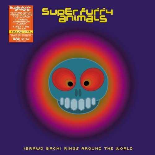 Super Furry Animals - (Brawd Bach) - Rings Around the World - Yellow Color Vinyl Record - Indie Vinyl Den