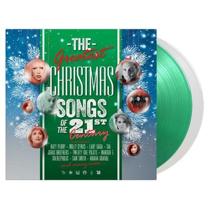 The Greatest Christmas Songs Of The 21st Century - Green/White Color Vinyl 2LP - Indie Vinyl Den