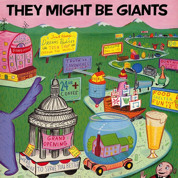 They Might Be Giants - They Might Be Giants - Pink/Green Color Vinyl Record - Indie Vinyl Den