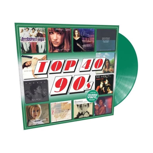 Various Artists - Top 40 90s - Green Color Vinyl Record - Indie Vinyl Den