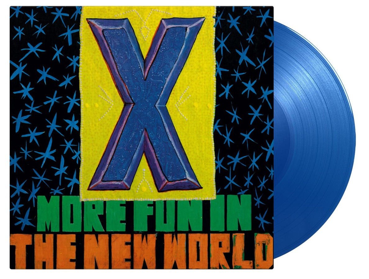 X - More Fun In The New World - Blue Vinyl Record Import 180g - Indie Vinyl Den